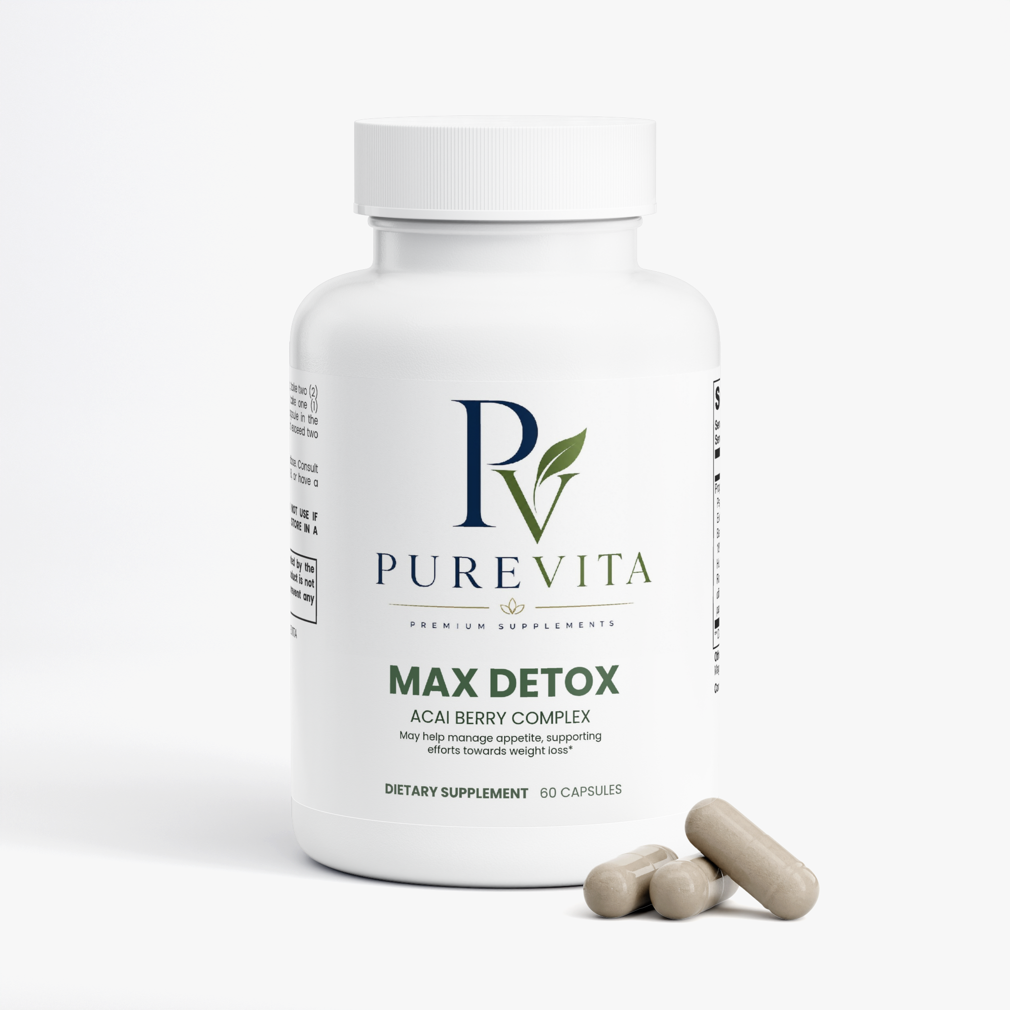 PureVita Max Detox - Acai Berry Complex