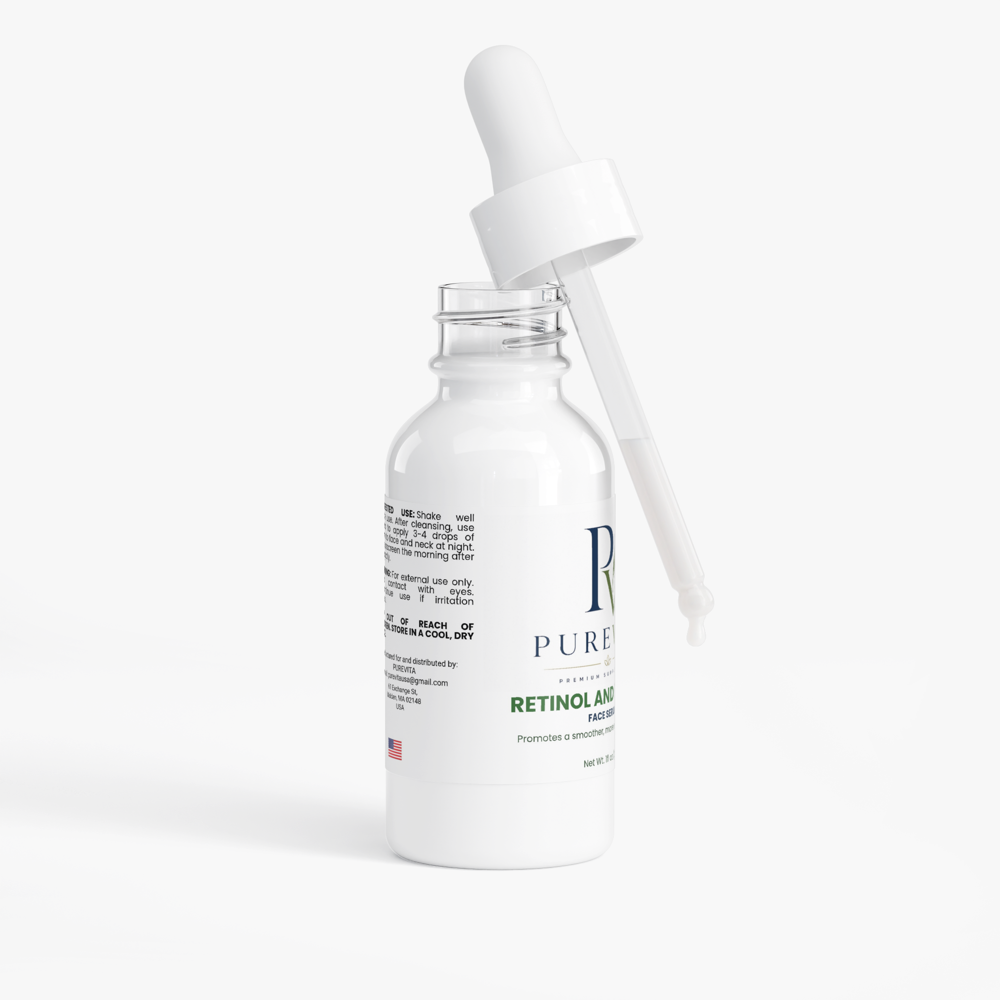 PUREVITA Retinol and Peptide Face Serum